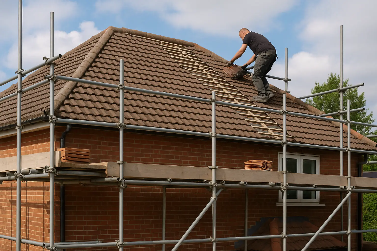roof repair example
