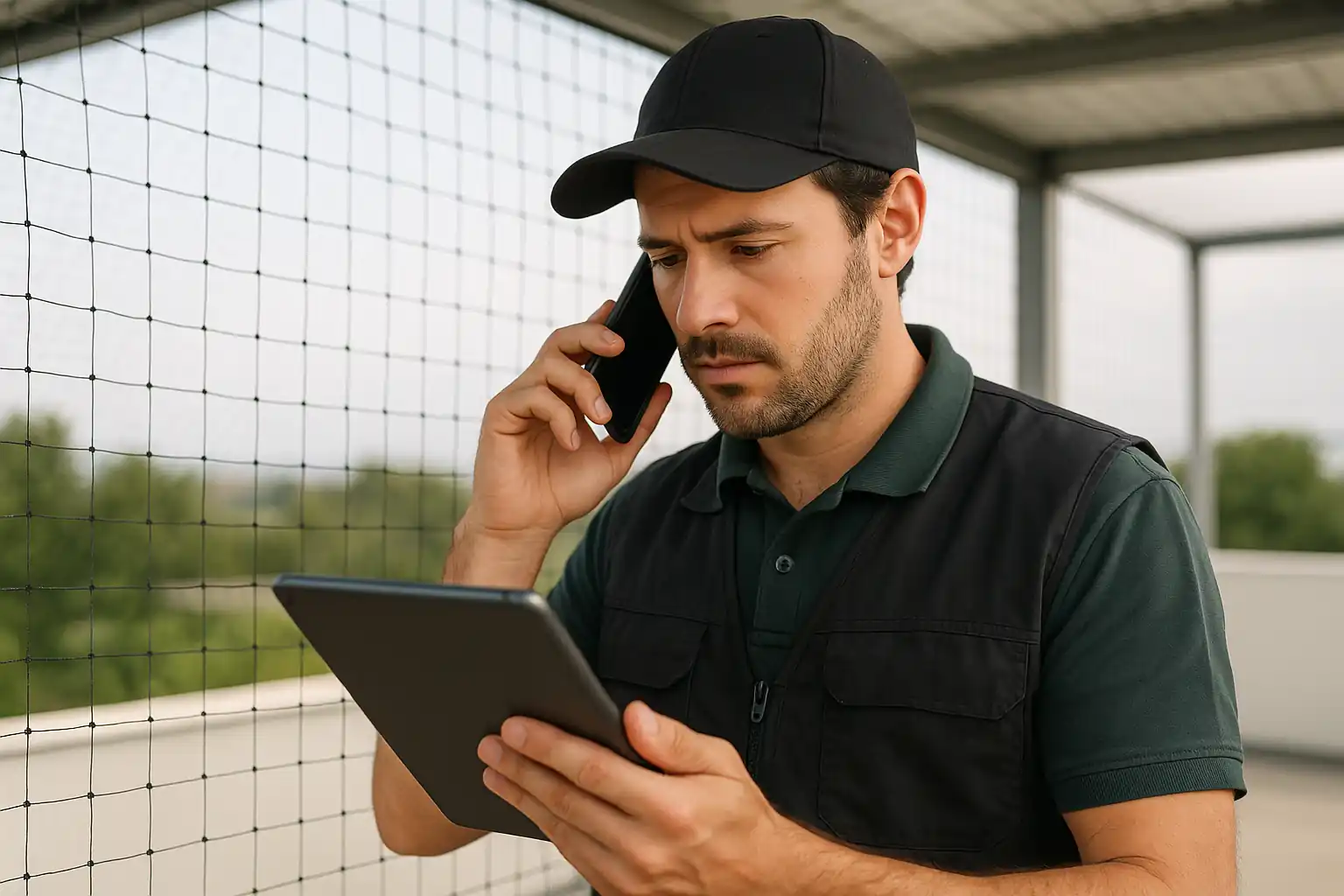 Bird Netting contact support