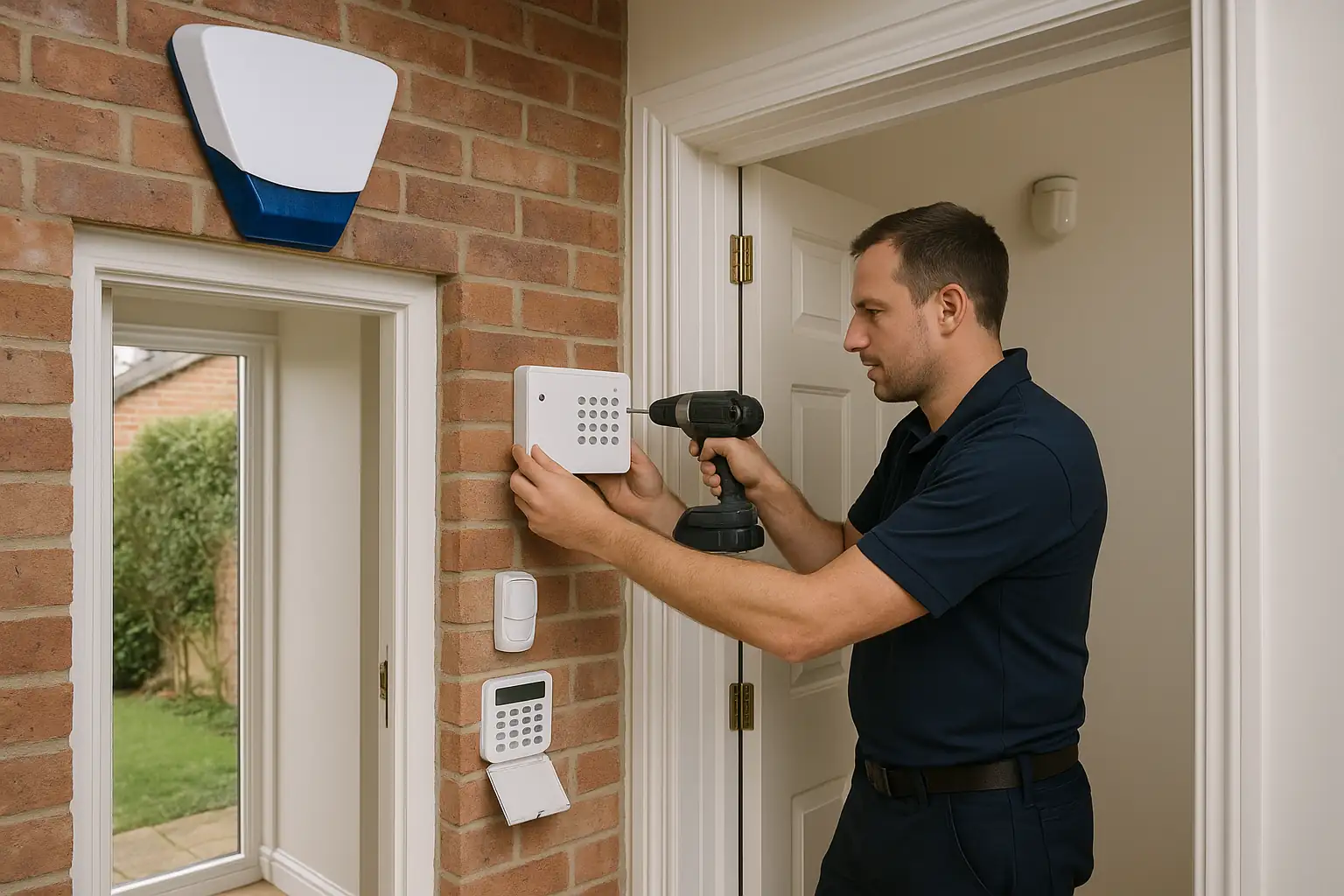 The property is being prepared for tenants in Fire & Security Guide