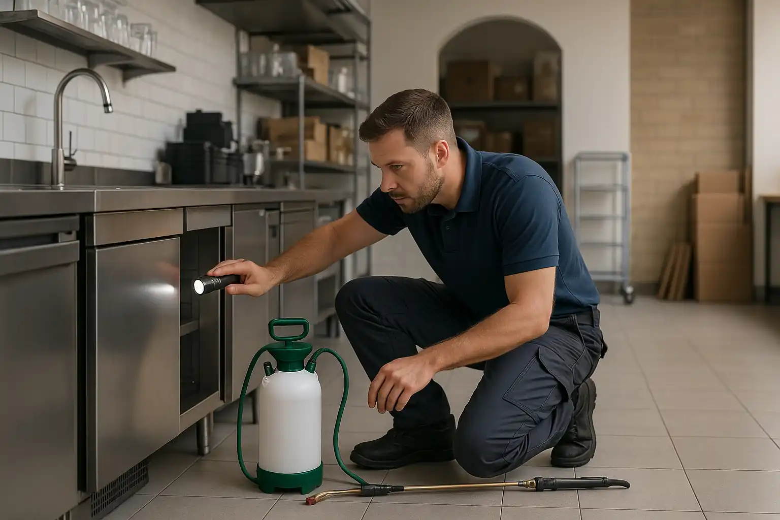 Commercial pest control inspection context