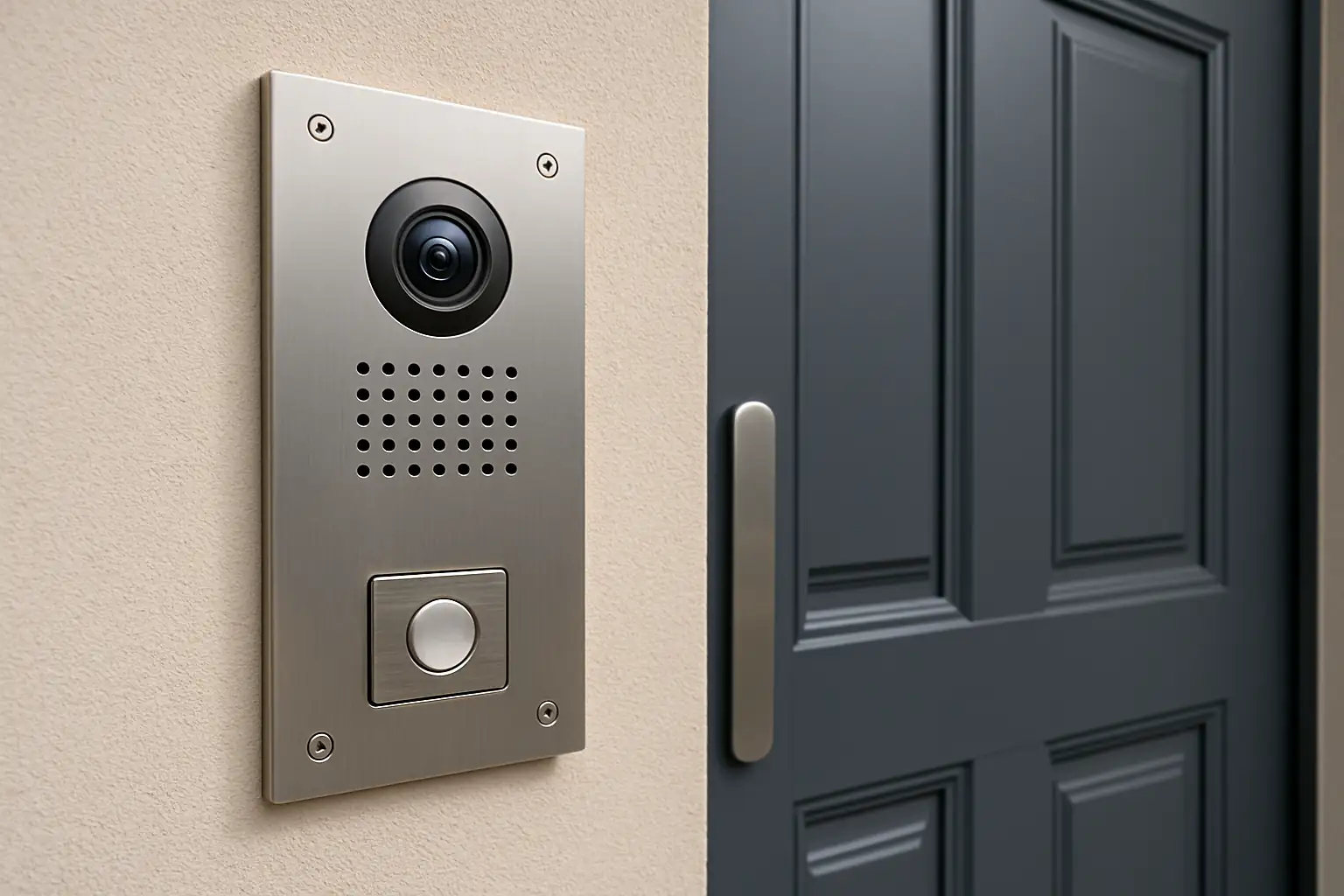 Door Entry Systems benefits and installation detail at a UK property