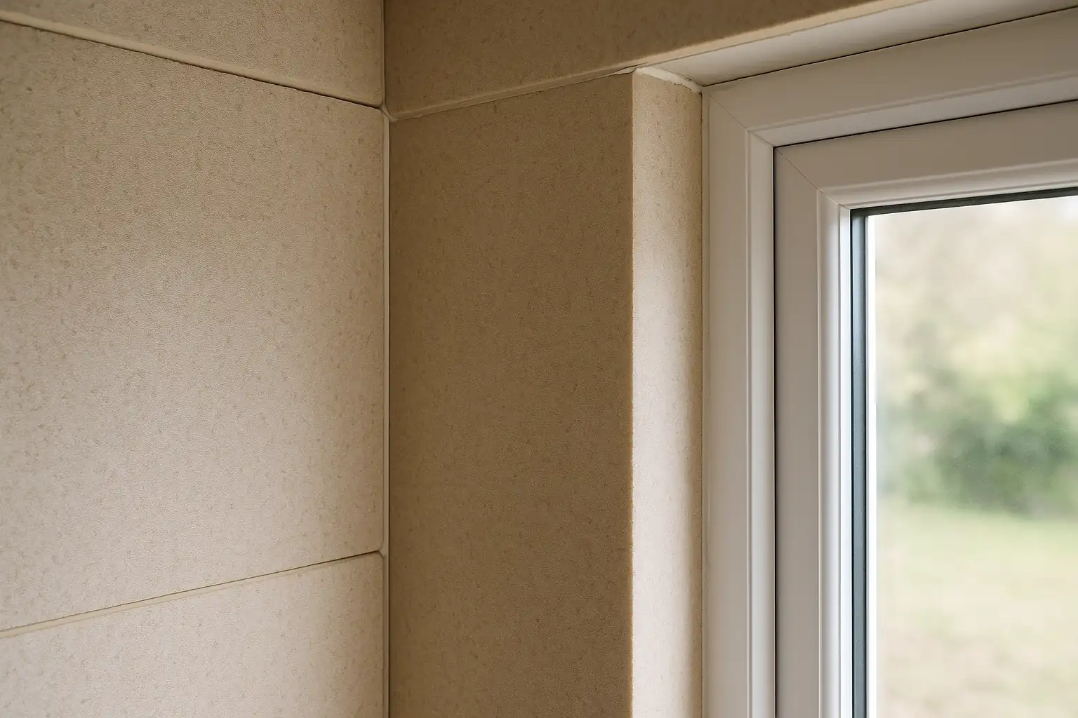 Internal Wall Insulation being assessed in a UK property