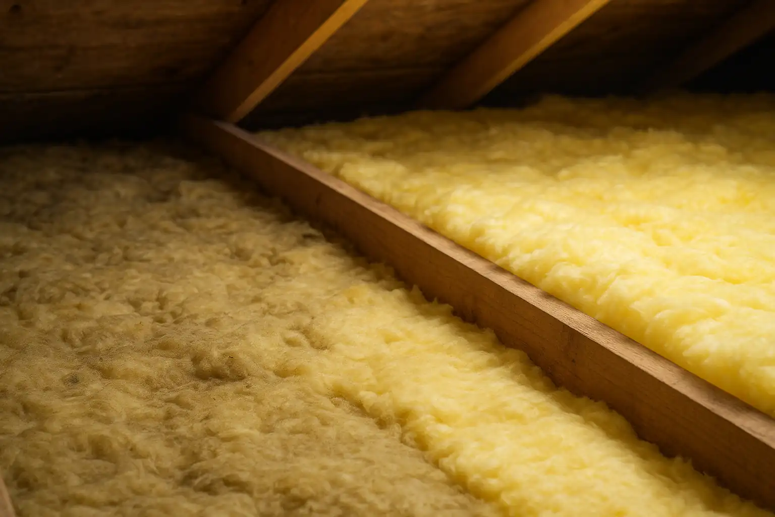 Loft Insulation Top Up being assessed in a UK property