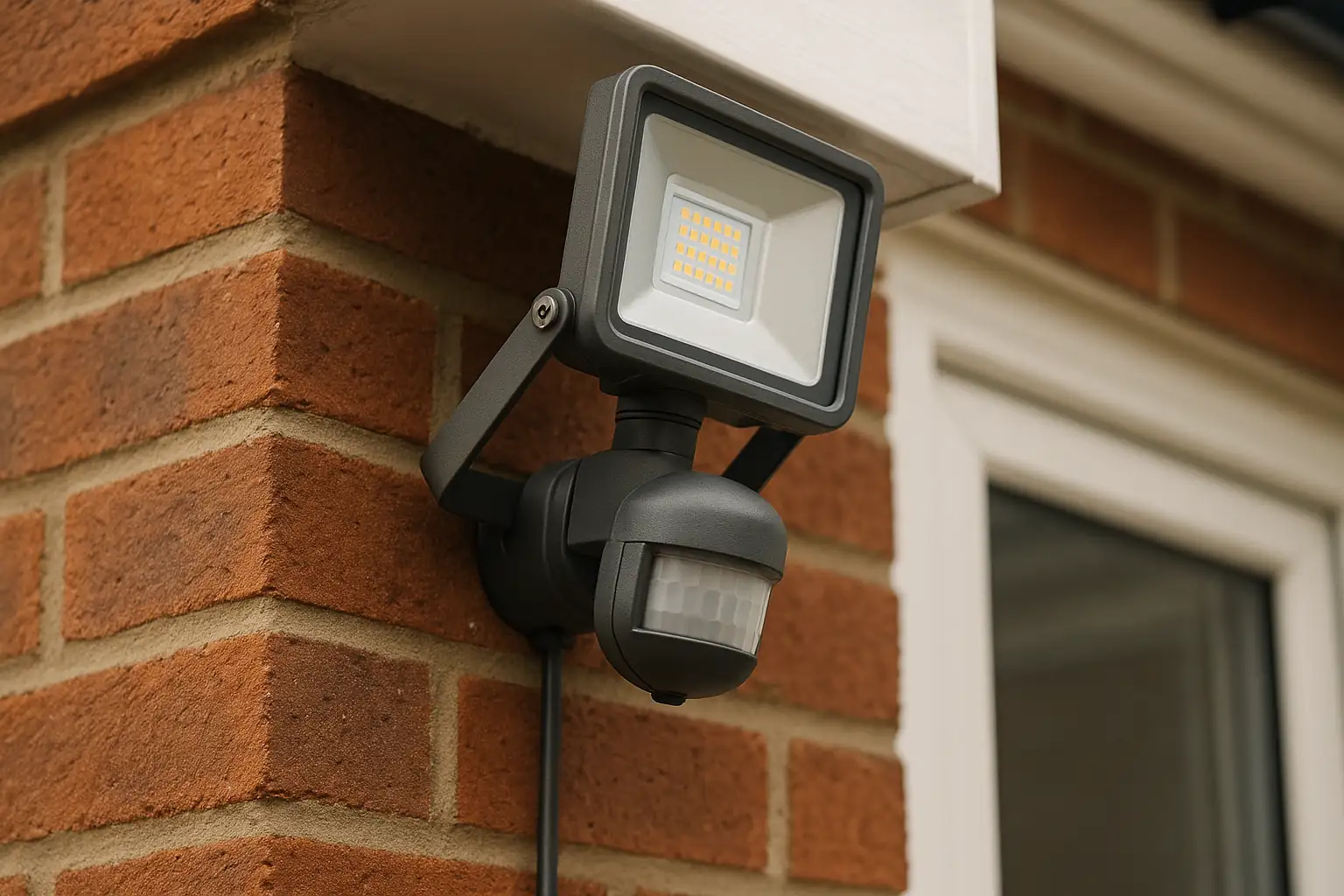 Motion Sensor Lighting benefits and installation detail at a UK property
