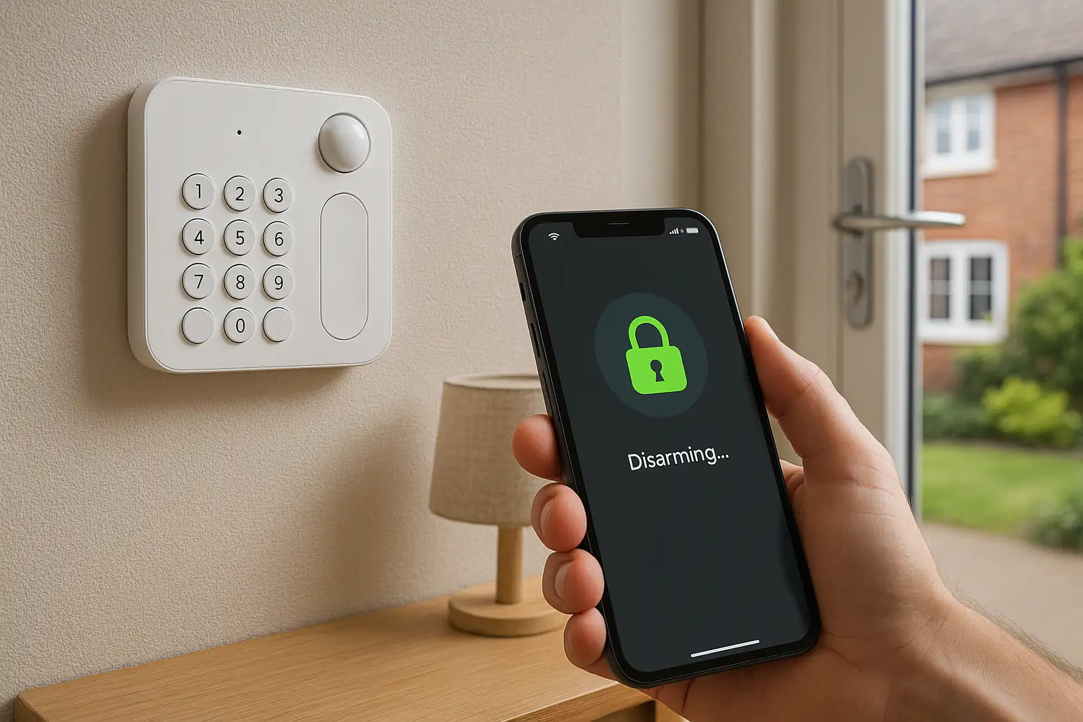 Smart Alarm Systems benefits and installation detail at a UK property