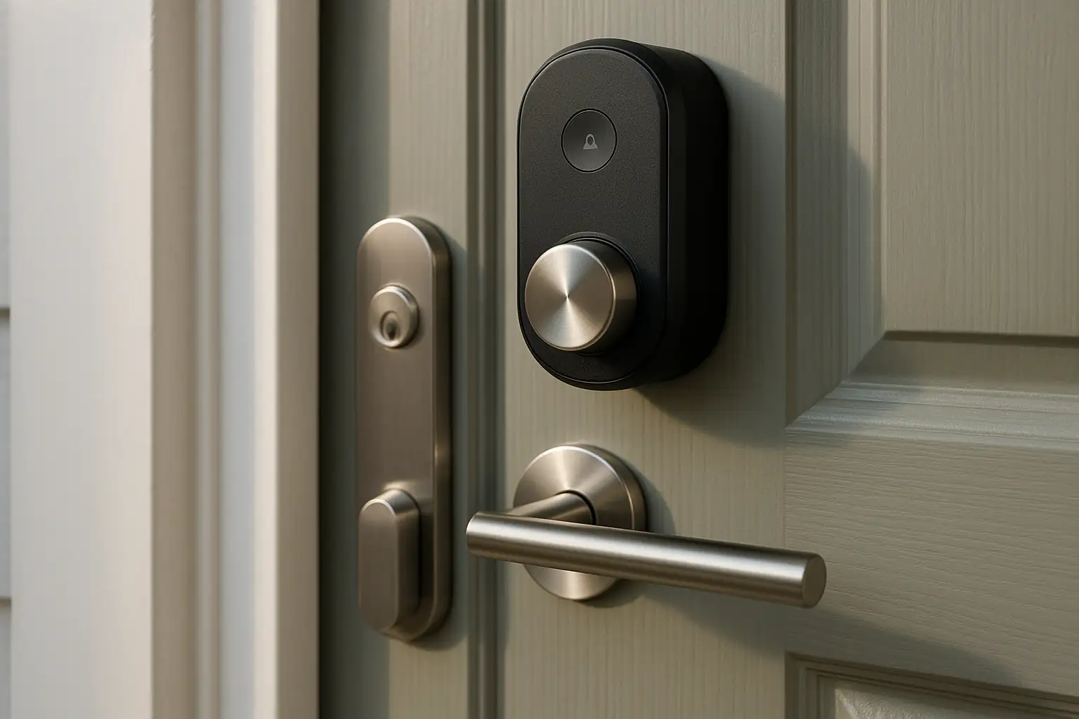 Smart Lock Installation benefits and installation detail at a UK property
