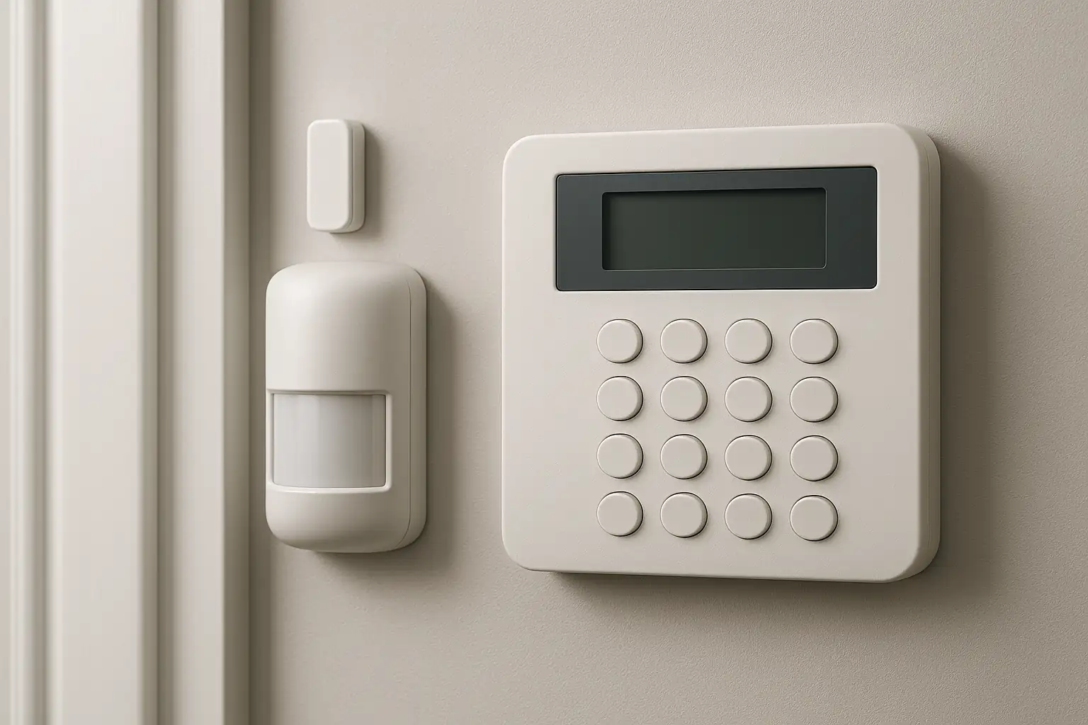 Wireless Alarm Systems benefits and installation detail at a UK property
