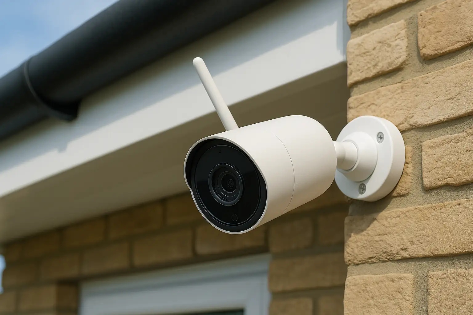 Wireless CCTV Systems benefits and installation detail at a UK property