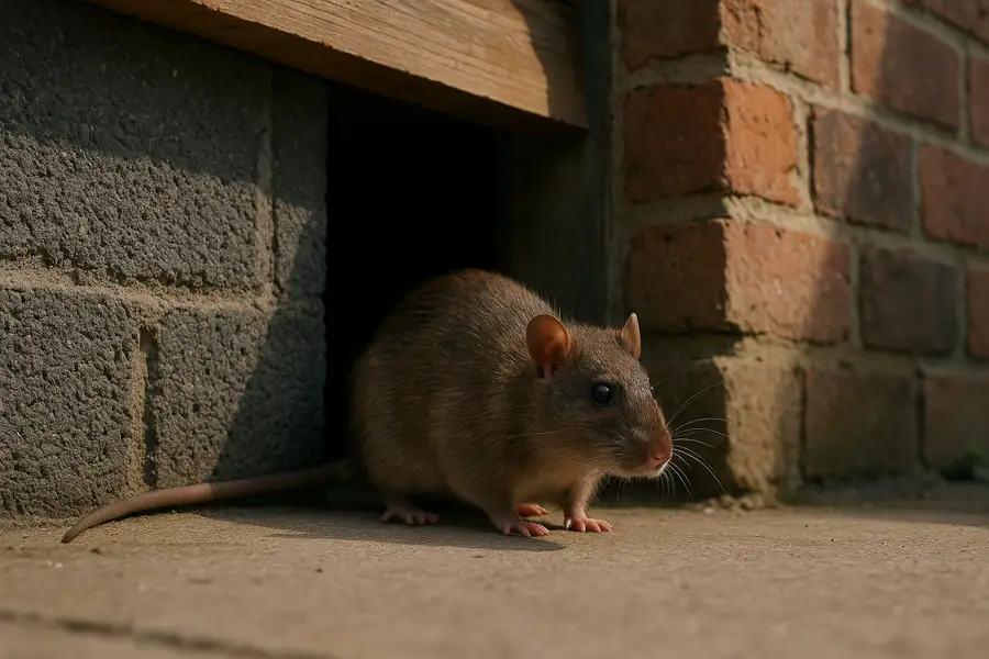 Rat sighting near a property